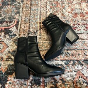Forever 21 Black Heeled Boots